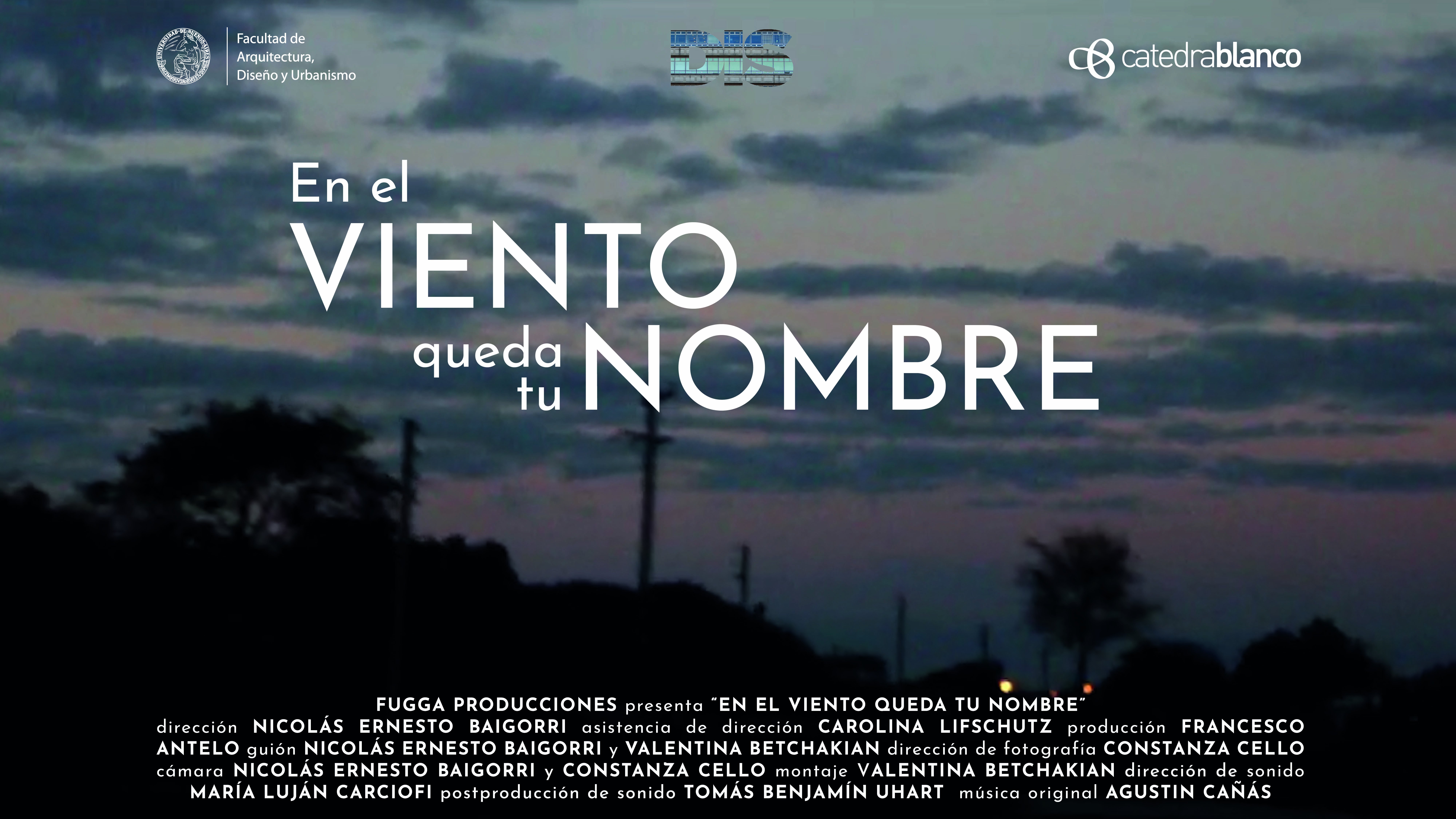 En el viento queda tu nombre